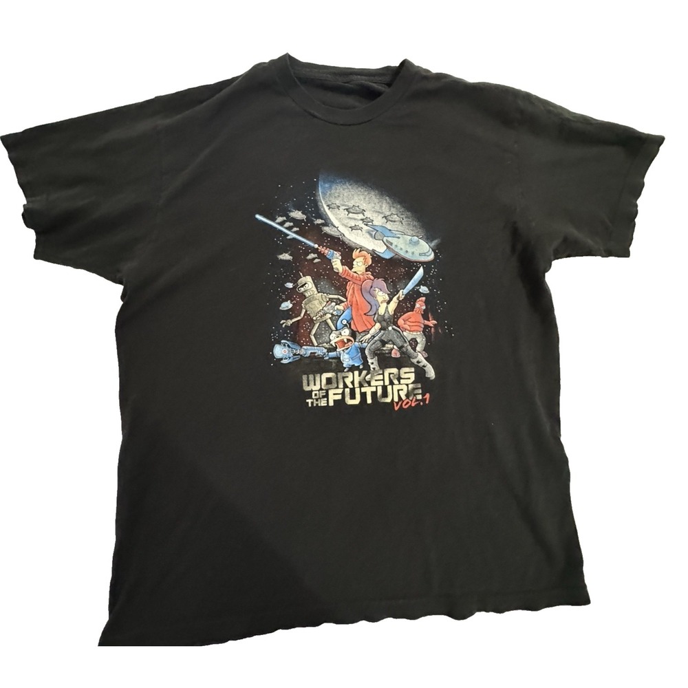 Futurama T-shirt Workers of  the Future Vol 1 Guardians of the Galaxy Space